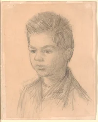 Retrato de Svend Hammershøi, hermano del artista