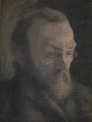 El historiador de arte Karl Madsen, luego Director del Museo Nacional de Arte
