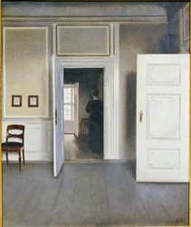 Mujer en un interior, Strandgrade 30