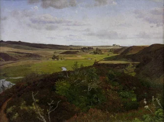 Colinas de Dollerup cerca de Hald