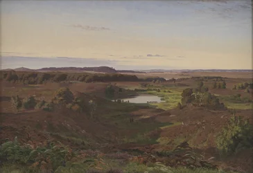 Paisaje en el norte de Zelanda. Tarde