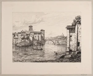 Parte de Ponte Rotto en Roma