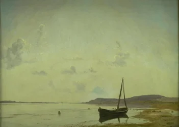 La costa en Frederiksund. Boceto