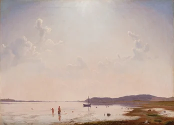 Vista del fiordo de Roskilde cerca de Frederikssund, Zelanda