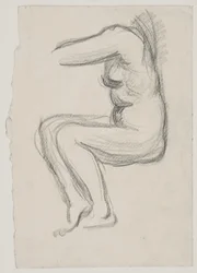 Modelo femenina sentada