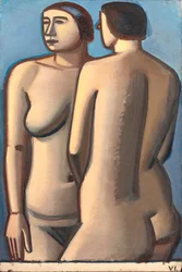 Dos desnudos femeninos