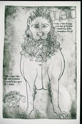 Ms Fr 19093 fol.24v León y Puercoespín (facsímil)