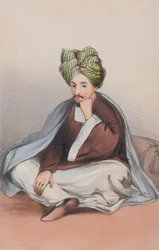Capitán Colin Mackenzie, 48º de Infantería Nativa de Madrás, adscrito al Servicio Político.