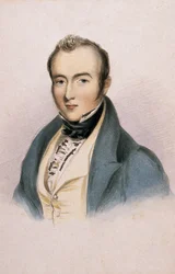 The Late Sir W H MacNaughton, Political Service, c.1841 (litografía en color)