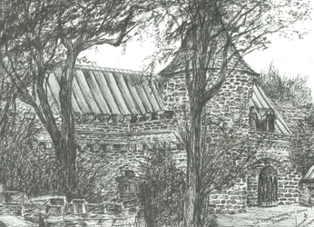 Iglesia en el camino a Oban