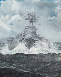 El HMS Hood se dirige al Bismarck 23 de mayo de 1941, 2014