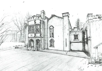 Monk Coniston, 2024 (tinta sobre papel)