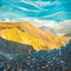 Mountain Freedom 2, 2024 (óleo sobre lienzo)