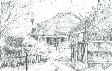 Habitaciones en el hotel, Lago Naivasha, 2006