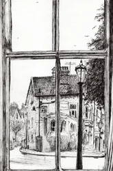 Vista desde el Old Hall Hotel Buxton, 2009