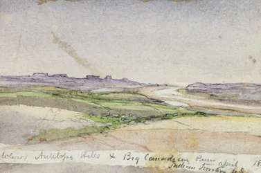 Colinas de Antílope y Gran Río Canadiense, 1869