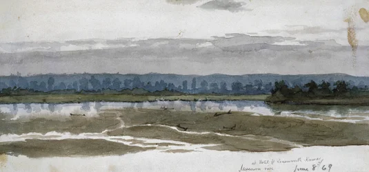 En el hotel, Fort Leavenworth, Kansas, Río Missouri, 8 de junio de 1869