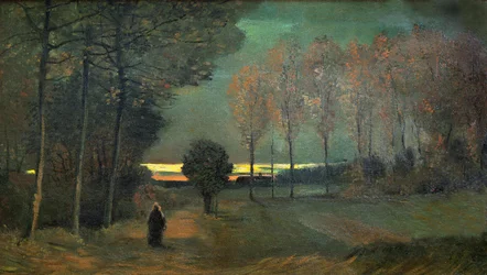 Paisaje otoñal en la tarde, 1884