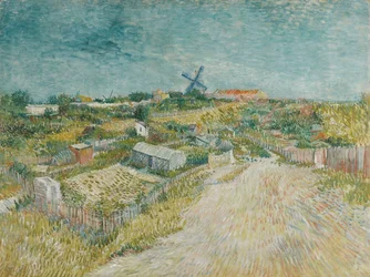 Huertos en Montmartre, 1887