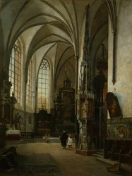 Interior de la Iglesia de San Lambertus