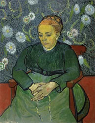 Augustine Roulin (meciendo una cuna)