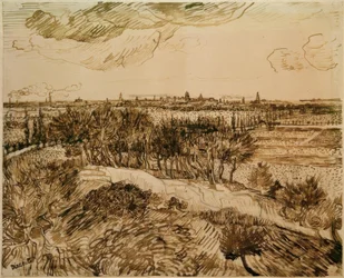 Vista de Arles desde Montmajour
