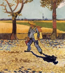El pintor camino al trabajo