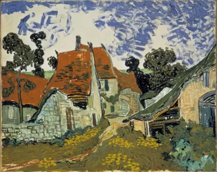Calle del pueblo en Auvers