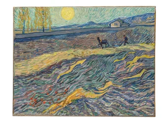 Campesino en un campo, 1889