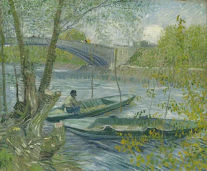 Pesca en primavera, el puente de Clichy