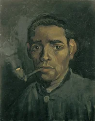 Cabeza de un hombre, 1884-1885