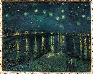 La nuit etoilee - Noche estrellada, Arles 1888 (pintura sobre lienzo)