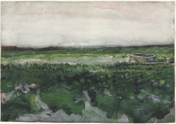 Paisaje con carretilla