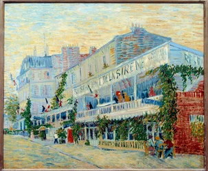 El restaurante La Sirène en Asnières, 1887, H. 0,54 x 0,65 m, París, Musée d