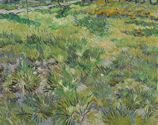Hierba larga con mariposas, 1890