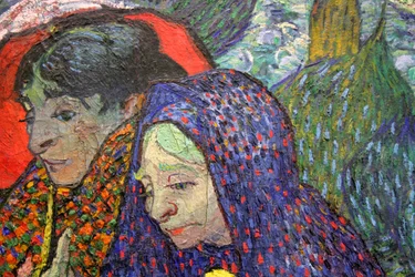 Recuerdo del jardín en Etten Damas de Arles, 1888