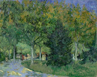 Camino en el parque de Arles, 1888