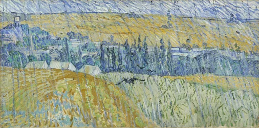Lluvia: Auvers, 1890