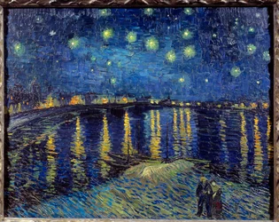 Noche estrellada sobre el Ródano