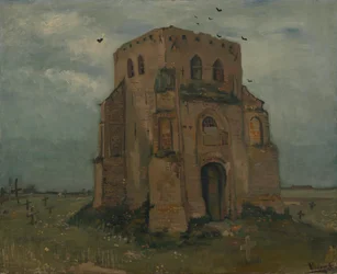 La antigua torre de la iglesia de Nuenen (El cementerio de los campesinos)