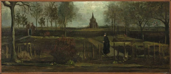 El jardín de la rectoría de Nuenen en primavera