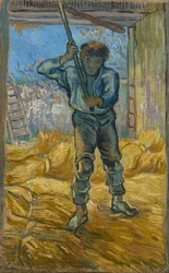 La trilladora (según Millet)