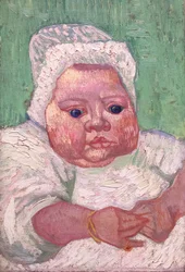 El bebé Marcelle Roulin, diciembre de 1888 (óleo sobre lienzo)