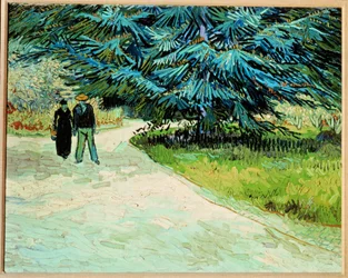 El jardín del poeta, Arles (óleo sobre lienzo)
