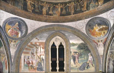 Escenas de la vida de San Pedro Mártir, 1466-68