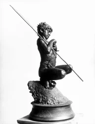 El pequeño pescador (bronce)
