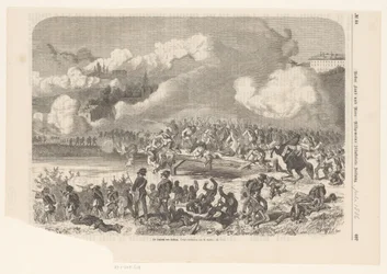 Batalla de Custoza, 1866 Die Schlacht con Custoza (título sobre objeto)