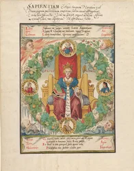 Filosofía entronizada, mediados del siglo XVI