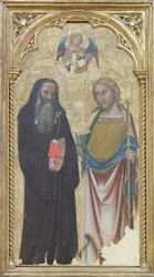 San Antonio Abad y Santiago el Mayor, c.1350 (temple sobre tabla)