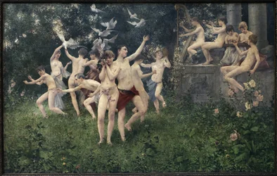 Fiesta de primavera (escena alegórica)